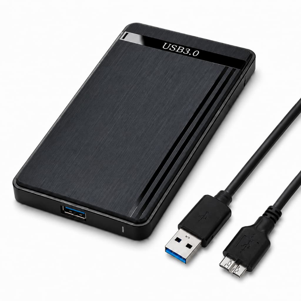 Case para HD Externo 2.5 SATA USB 3.0 Type-C SSD HD Notebook PC Gaveta