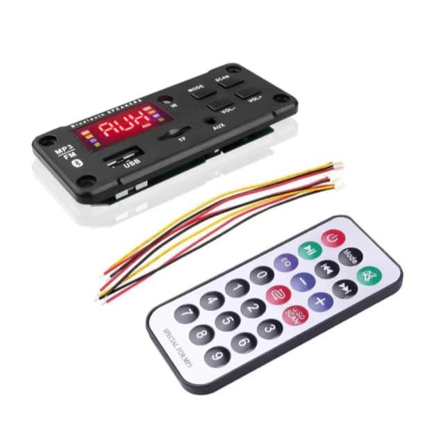 Placa Decodificadora nao amplificada Usb P/ Caixa Ativa Mp3 Fm Aux Bluetooth controle hsc-787