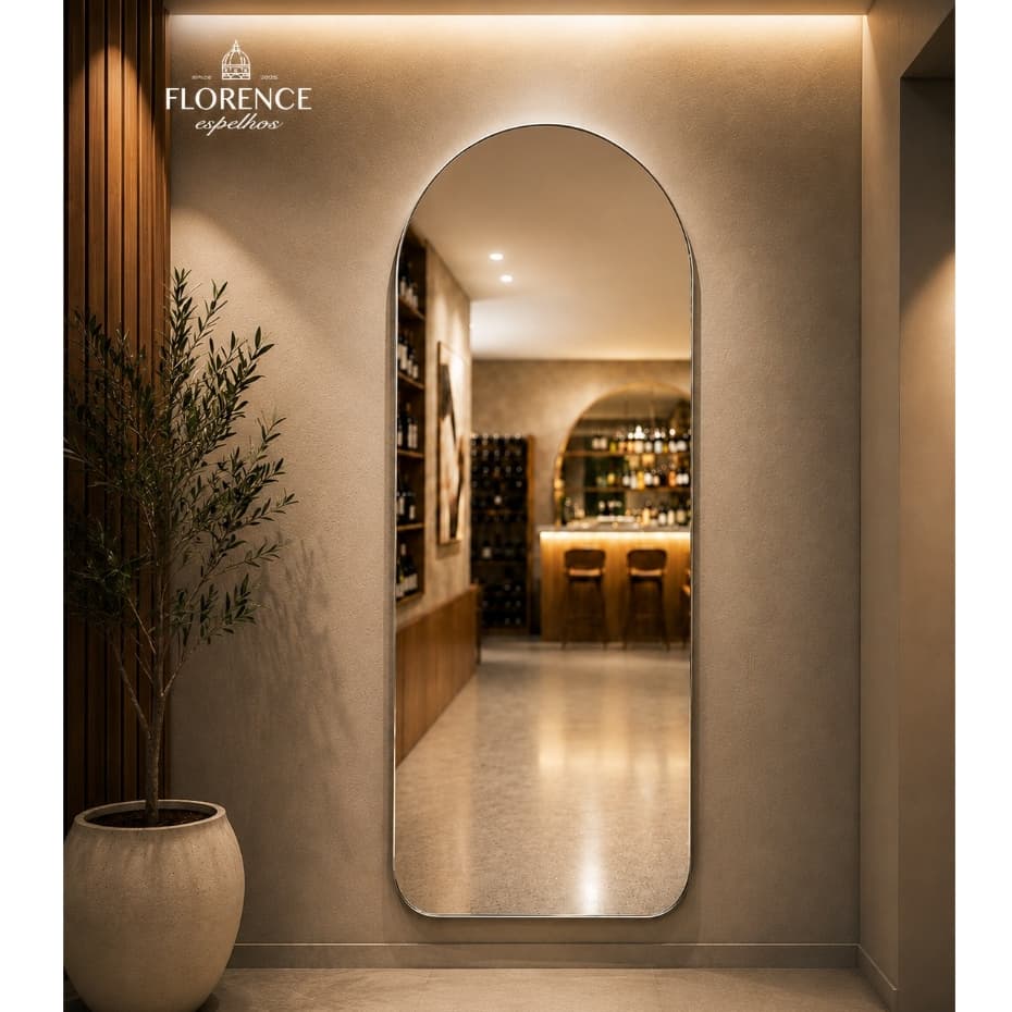 Espelho Corpo Inteiro Orgânico e Verona 170x70 e 150x50 Luxo
