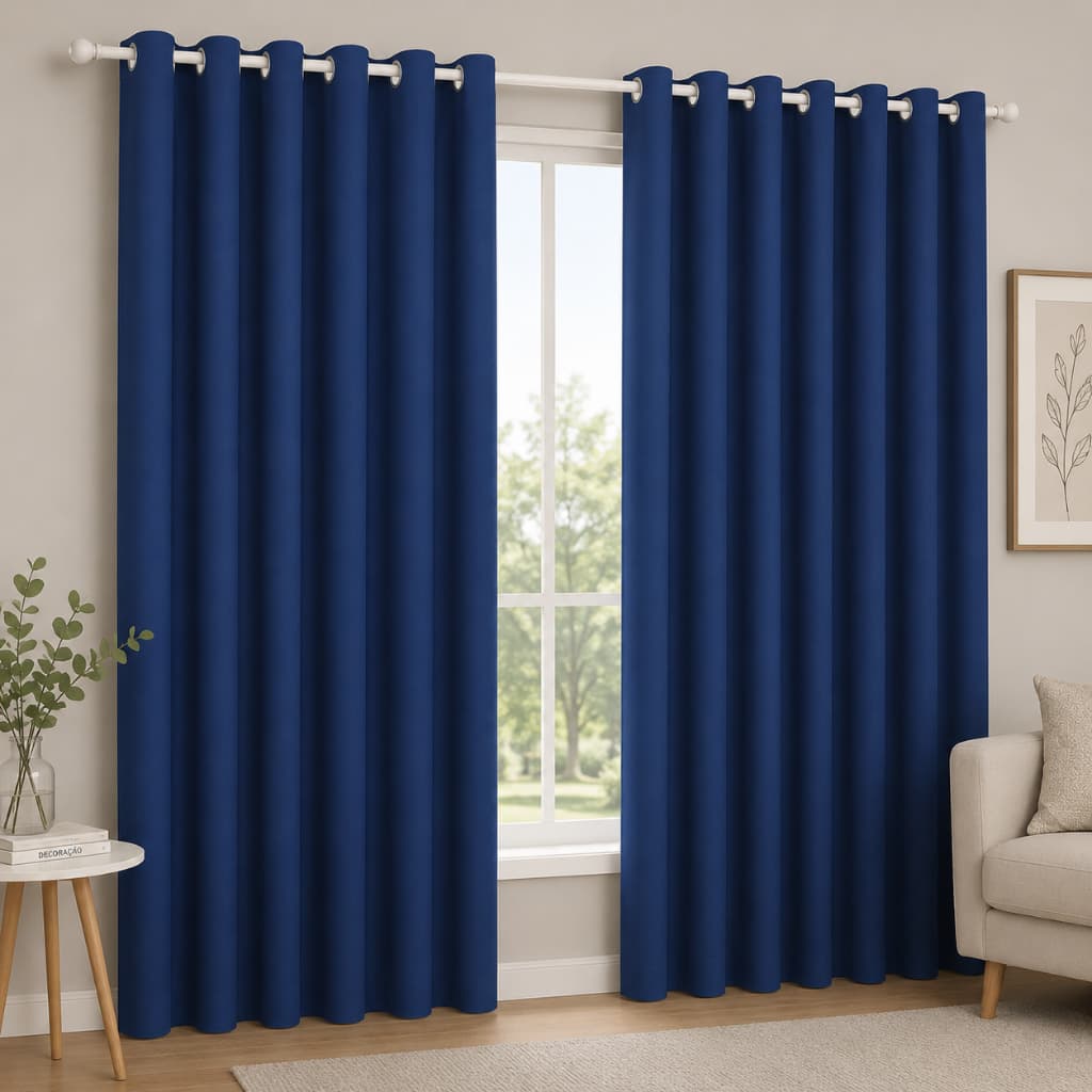 Cortina Microfibra 2,80x1,80m – Modelo Premium, Elegante e Sofisticado