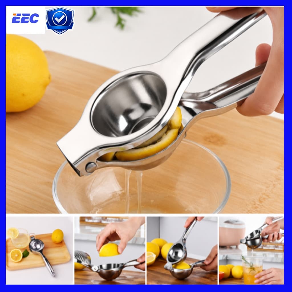 【Entrega instantânea】2-pack Espremedor de Limão Inox Manual Maciço Super Forte Utensilio para Cozinha Multiuso