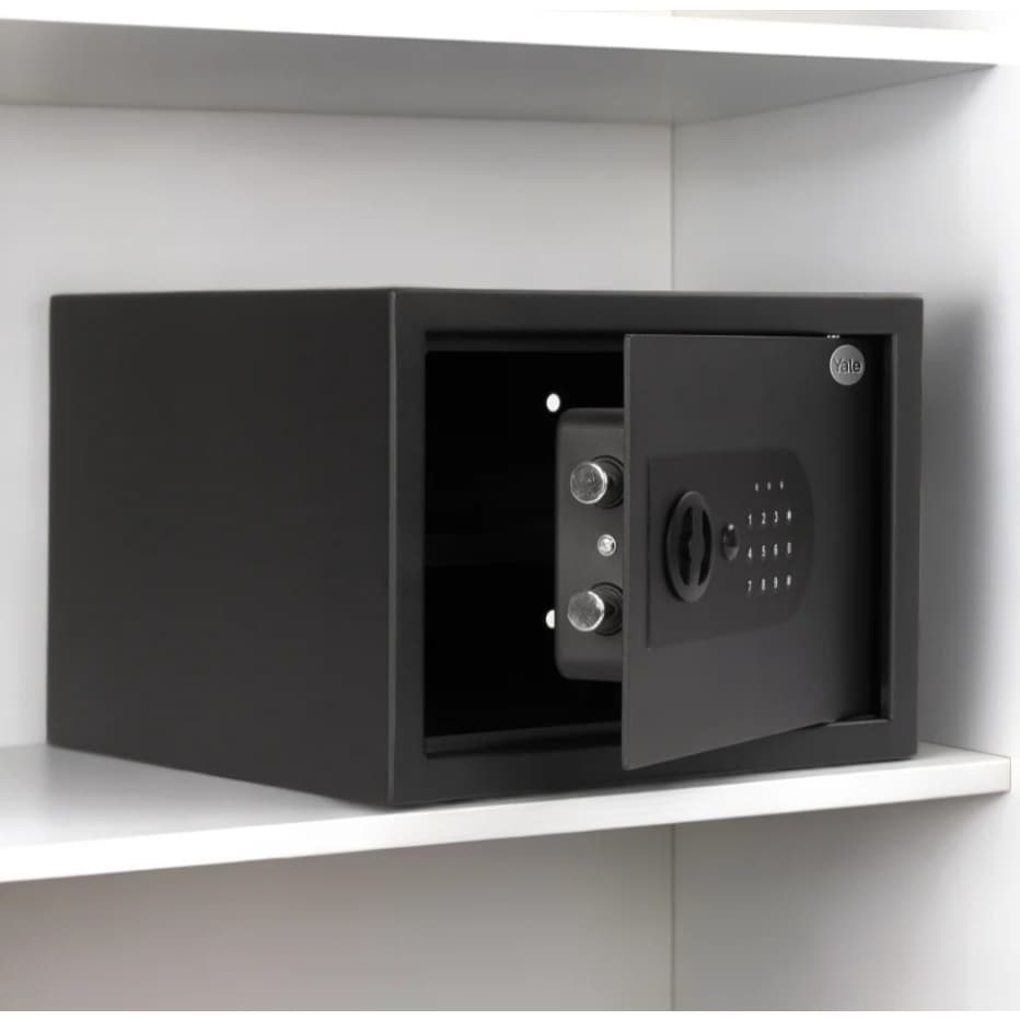 Cofre Digital Residencial Com Senha Chave e Travas Motorizadas Essential Home Yale