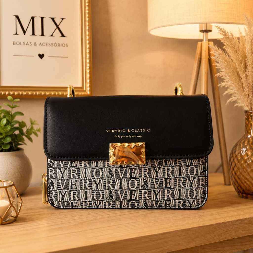 Bolsa Transversal Veryrio & Classic – Luxo e Praticidade e Elegancia!