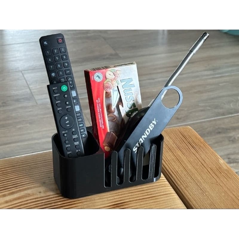 ​Suporte Organizador de Controle Remoto e Objetos Porta Treco de Mesa para Sala e Quarto Porta Caneta Porta Utilidades