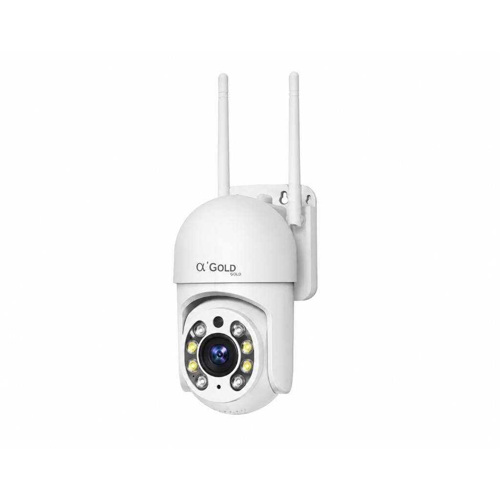Câmera De Segurança Wifi A'gold Pro Cam-03 Ip Externa Visão Noturna Colorida Full Hd 360 Original