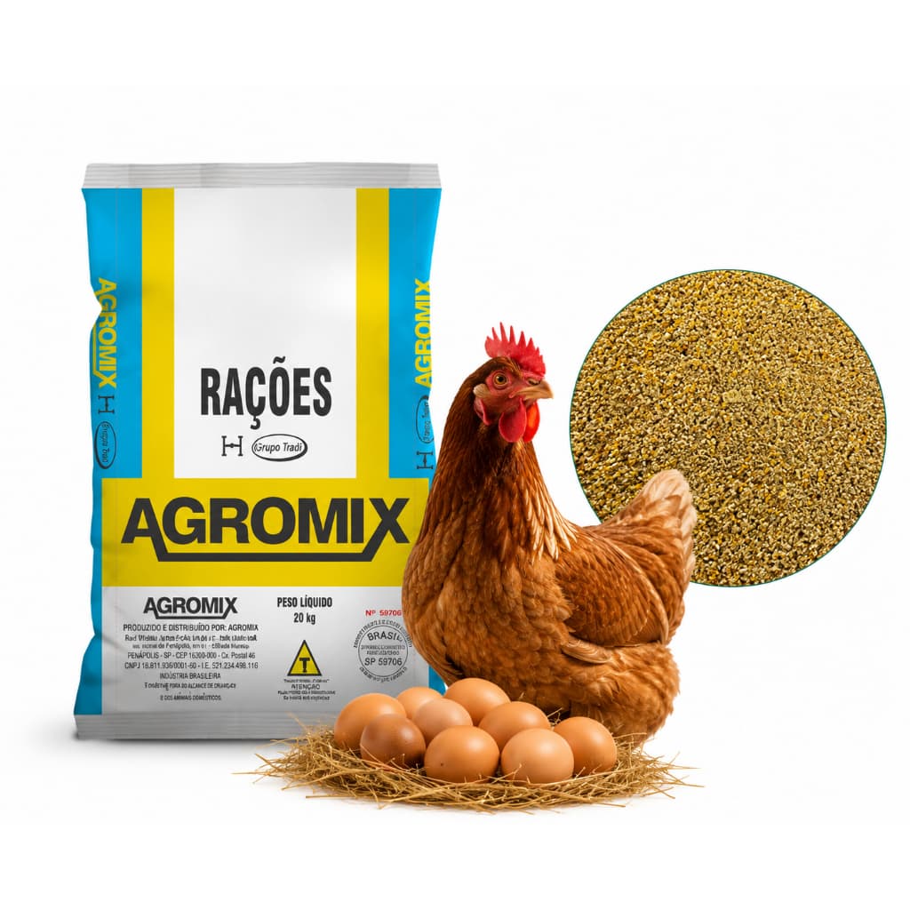 Ração Agromix para Aves Galinha em Fase de Producao Postura Ovos 10 kg