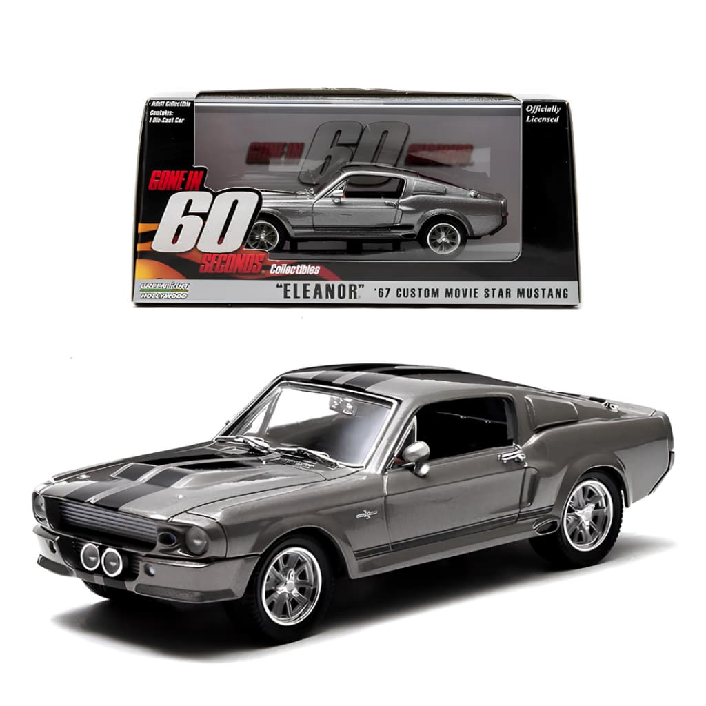 Greenlight 1967 Custom Mustang Eleanor - 60 Segundos (Gone in 60 Seconds) - Miniatura 1/43