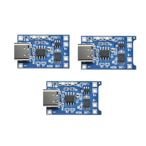 Módulo Carregador de Bateria Usb C 5v 1a de Lítio 18650 tp4056 Placa de Carregamento Com Proteção Funções Duplas 1000mA