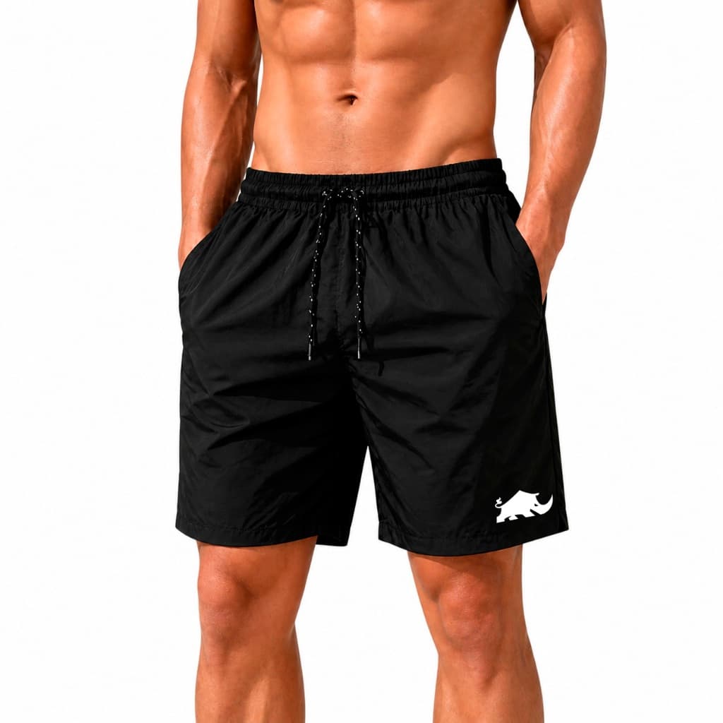 Bermuda Masculina Tactel Academia Treino Short 2 Bolsos Dryfit Praia Esportiva Elástico na cintura