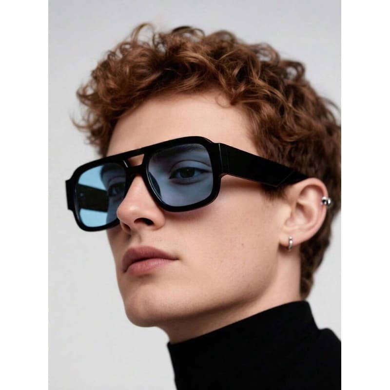 Óculos masculino óculos escuros óculos de sol para homem estilo aviador