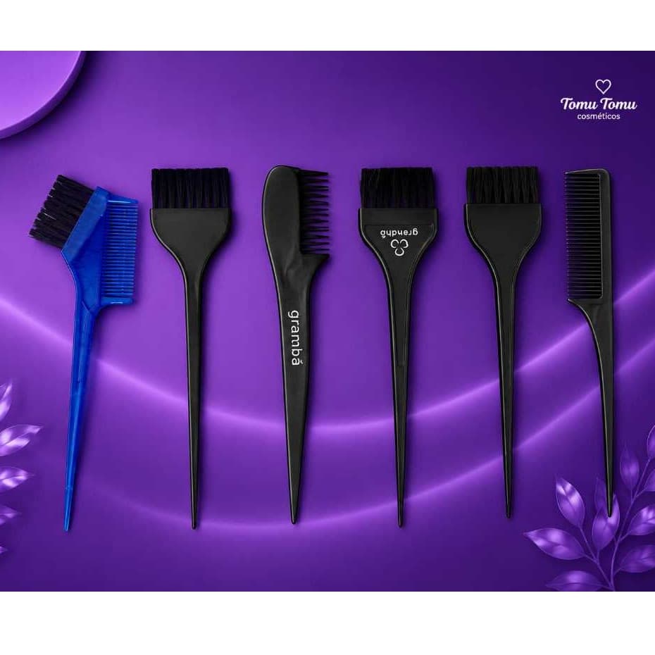 Pincel Para Tintura de Cabelo Profissional Com Ponta Aplicador Tinta ProArt Ricca Marco Boni
