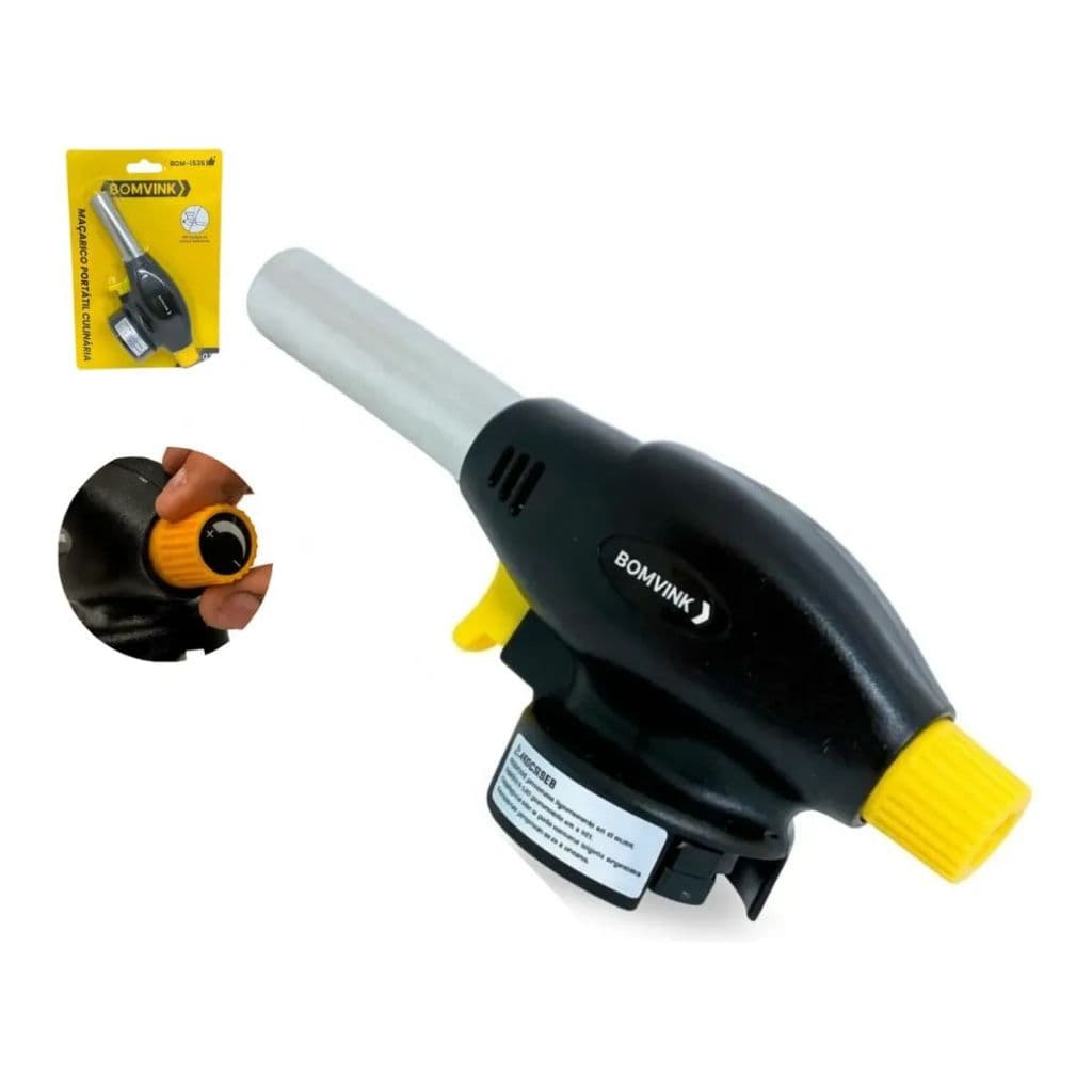 Maçarico Portátil Culinário Automático Bomvink Bom-1535