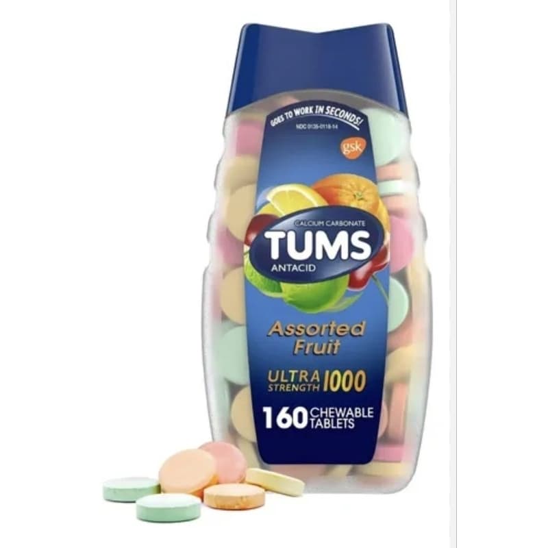Tums 160 tabletes importado