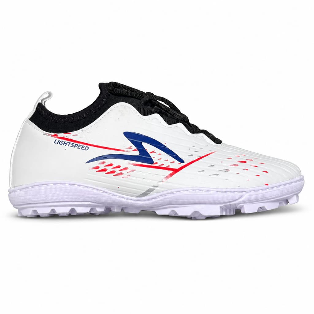 Chuteira Society Adulto Lightspeed Masculina Conforto e Performance Branco 34 ao 45