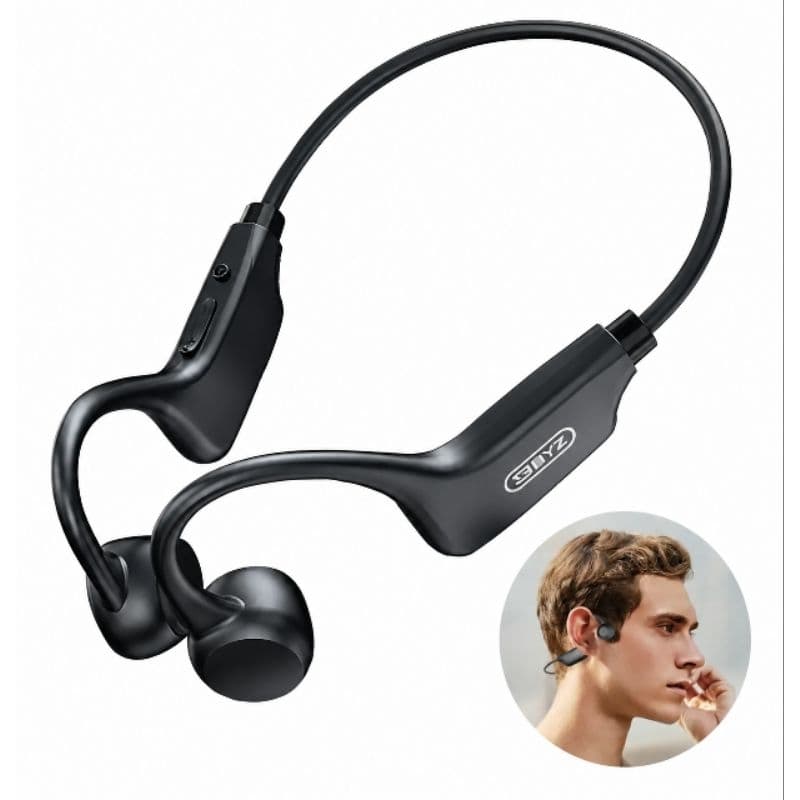 Fone de ouvido sem fio Bluetooth verdadeiro Condução Óseea Pmcell BYz Indução Lançamento inovador
