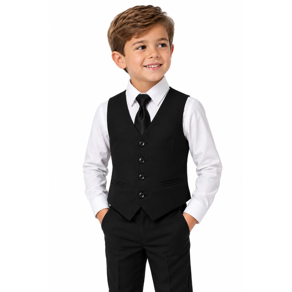 Colete Masculino Infantil Social para Pajem Casamento Formatura Festa - Melhor Preço