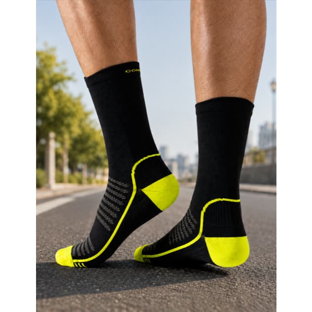 Meia Esportiva Poliamida Alta Performance Nitro Corrida Treino Pedal