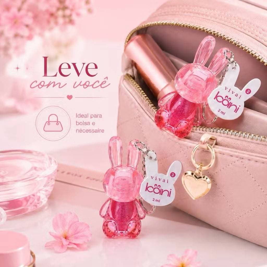 Kit 2 Gloss Bani Vivai 2ml | Gloss Labial com Brilho | Cor 01 e 06