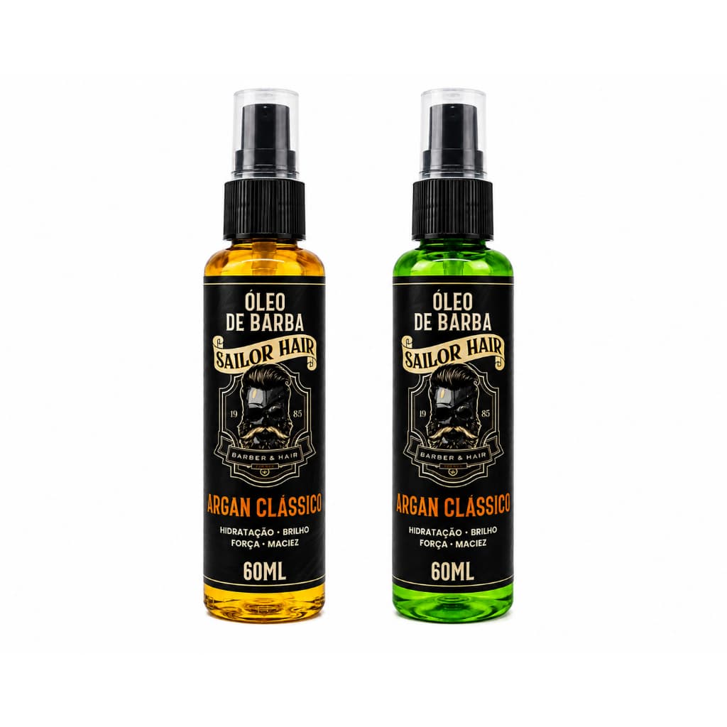 KIT 2 UNIDADES ÓLEO DE BARBA ARGAN CLASSIC 60ML