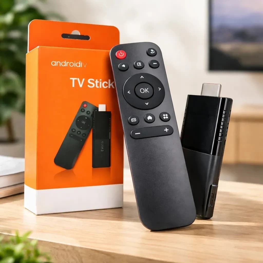TV STICK SMART TV ANDROID 13 PRO 4K ULTRA HD | 8GB RAM + 16GB | Wi-Fi Dual Band | Netflix, YouTube, Google Assistente