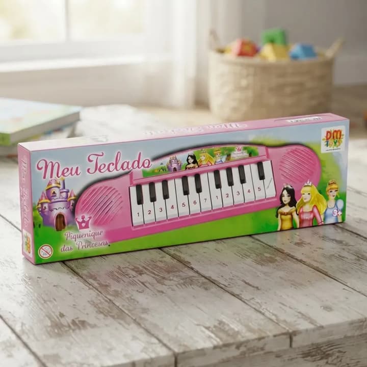 Meu Teclado Musical infantil 22 teclas sortidas
