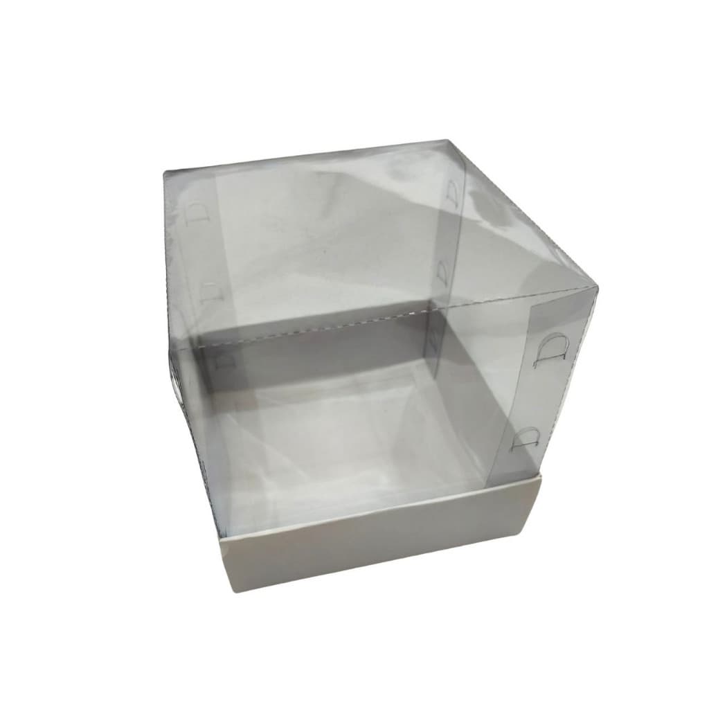 Caixa para Panetone 500gr 15x15x18 Corpo PET Embalagem Mini Bolo Confeitaria Padaria