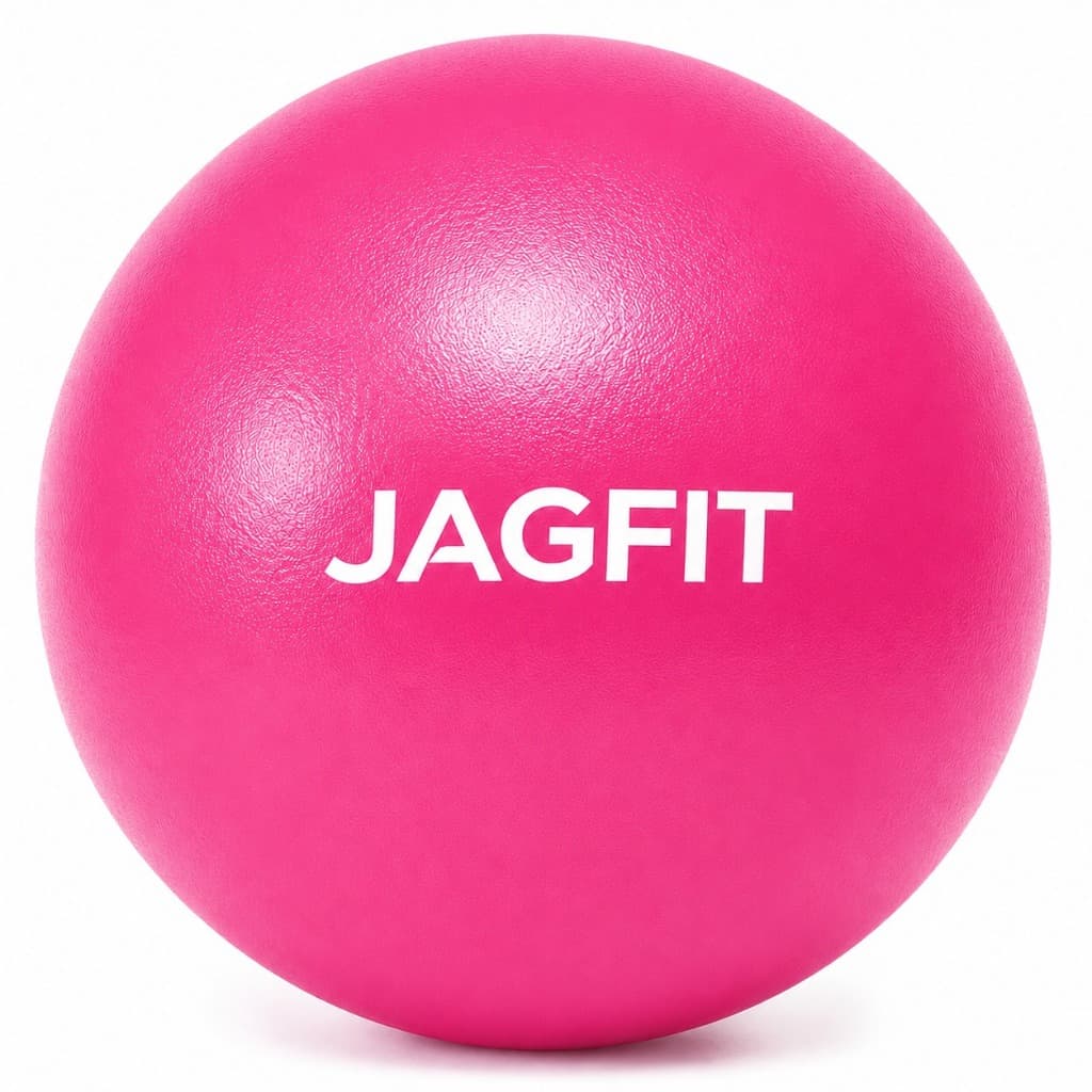 Bola Pilates Rosa Jagfit Yoga Mini 30cm Gym Fisioterapia Ginástica Alongamento