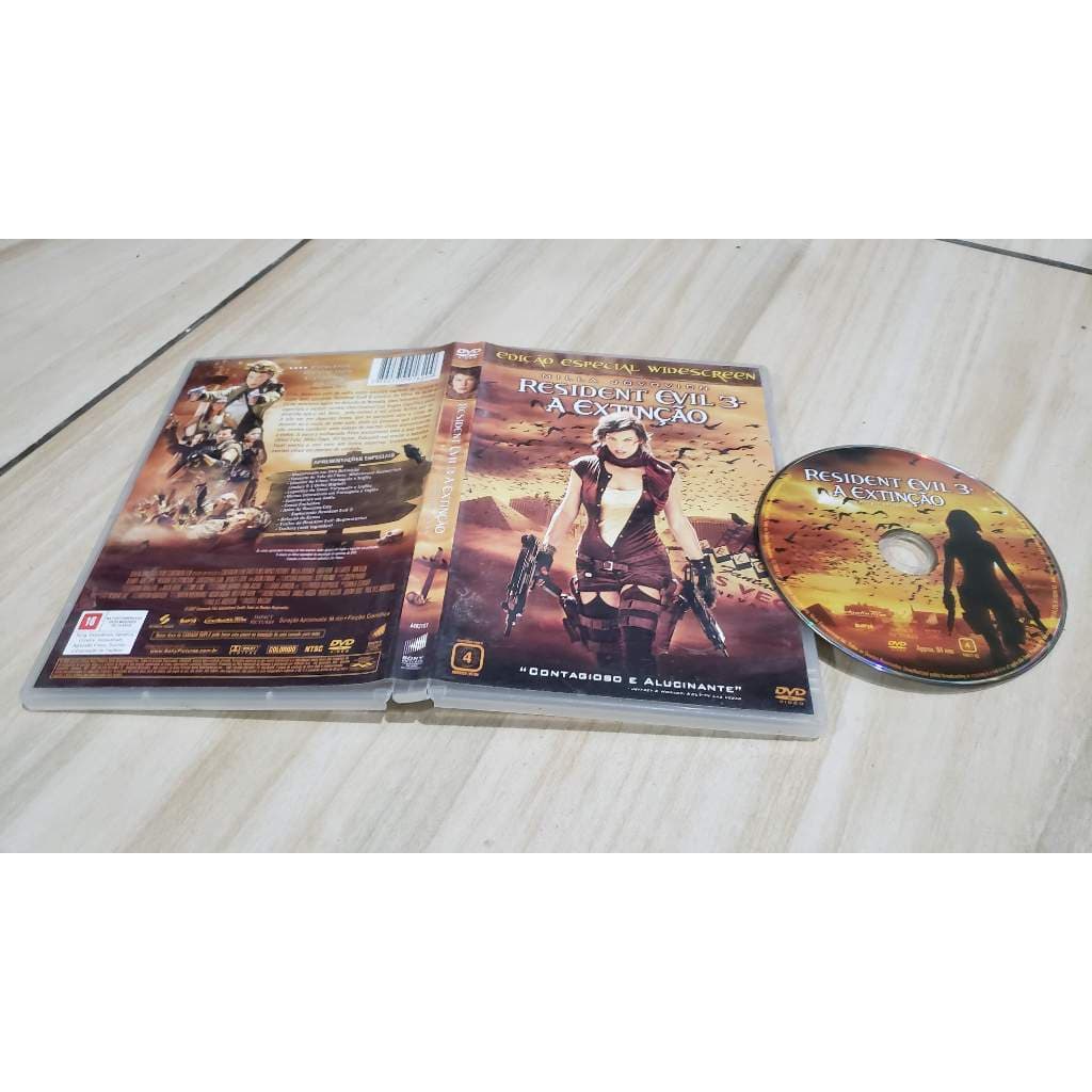 Dvd Resident Evil 3: A Extinção Legendado Dublado. H767