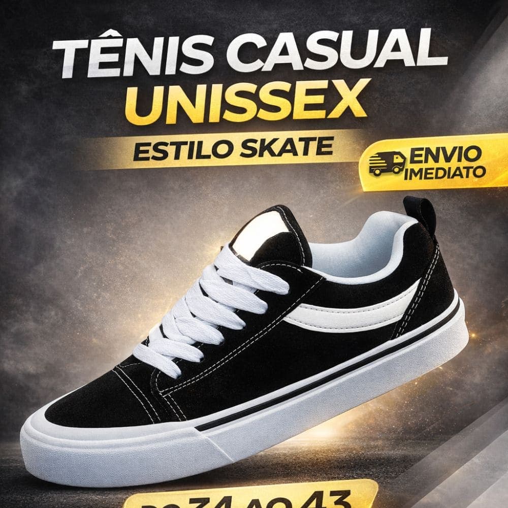 Tênis Casual Skoll KNU Unissex Confortável Estilo Urbano Solado Macio Leve para Uso Diário Original