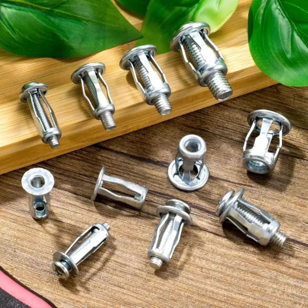 10 Bucha Tipo Rebite Com Parafuso Para Chapa De Ferro Parede