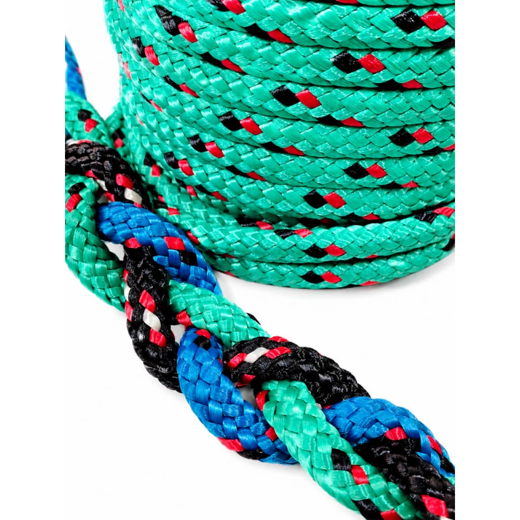 Rolo Corda Amarração 10mm Flexível Trançada Rede Amarrar Carga Pesada Camping Durável