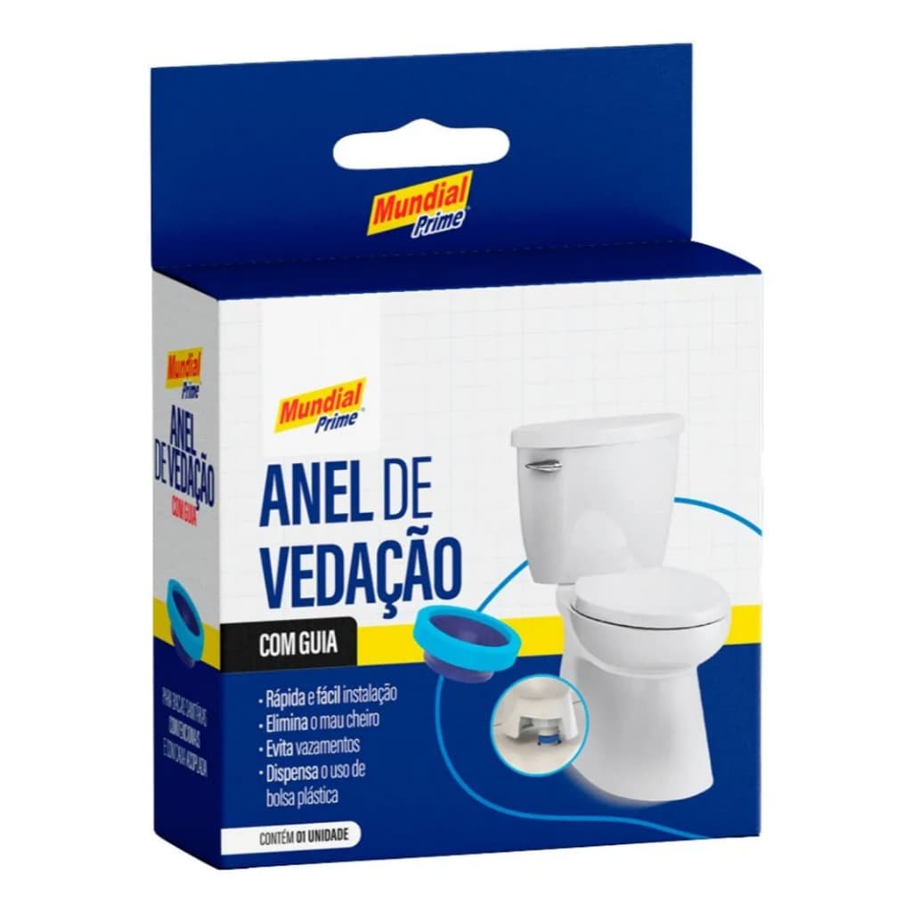 Anel de Vedação com Guia para Vaso - Mundial Prime
