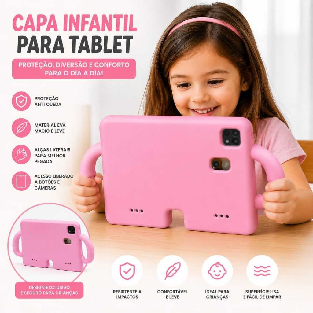 CAPA INFANTIL PARA TABLET COMPATIVEL COM SANSUNG GALAXY TAB A9/A11