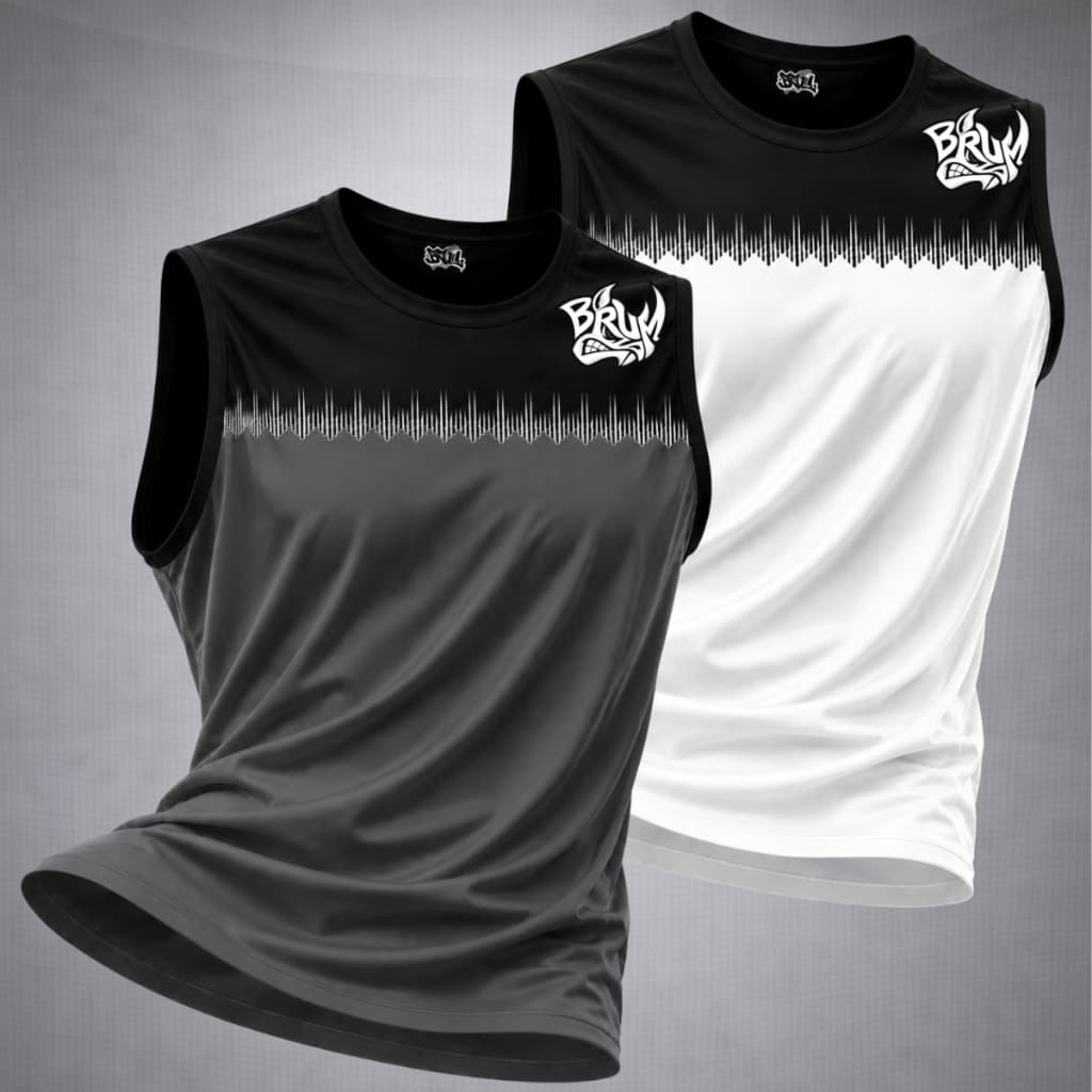 Kit 3 Regatas Masculinas Dry Fit Academia Musculação Corrida CrossFit Secagem Rápida