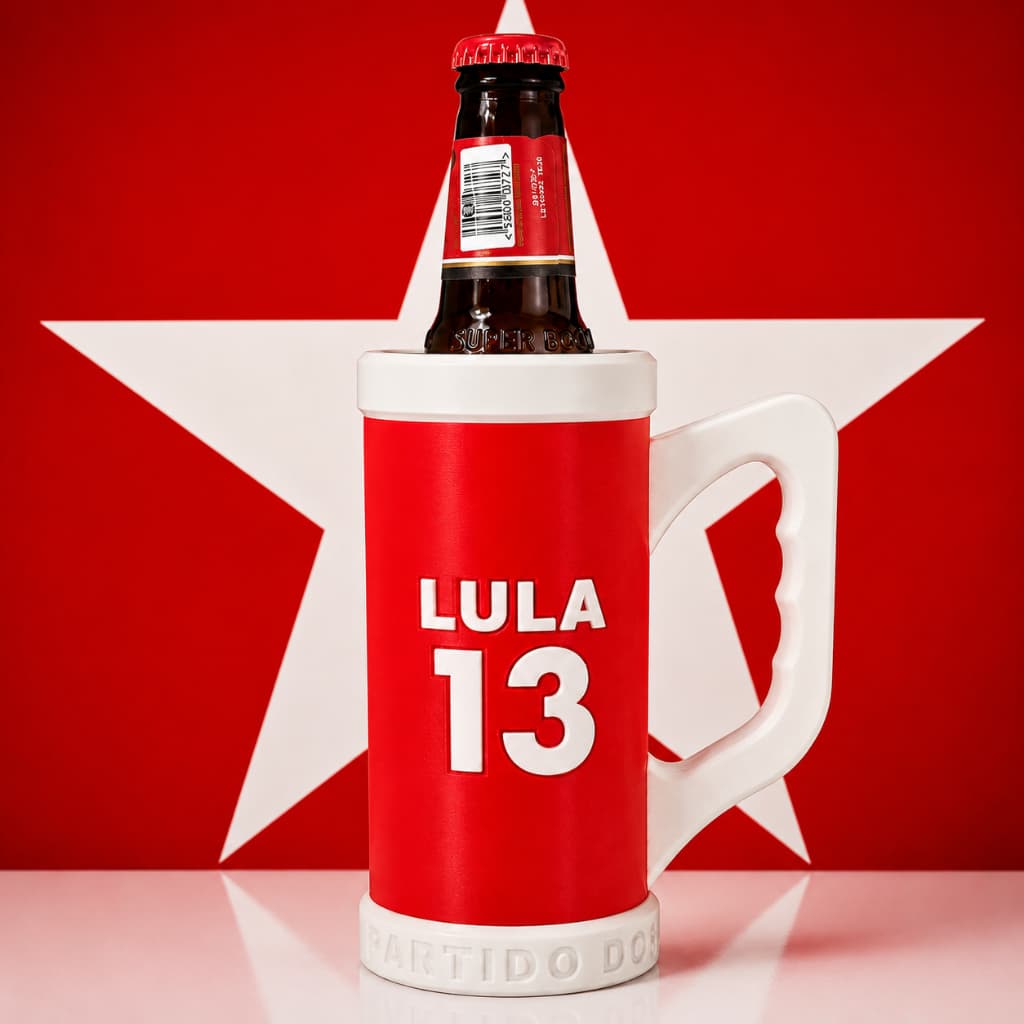 Suporte Porta Garrafa Long Neck | Caneca Temática 330ml