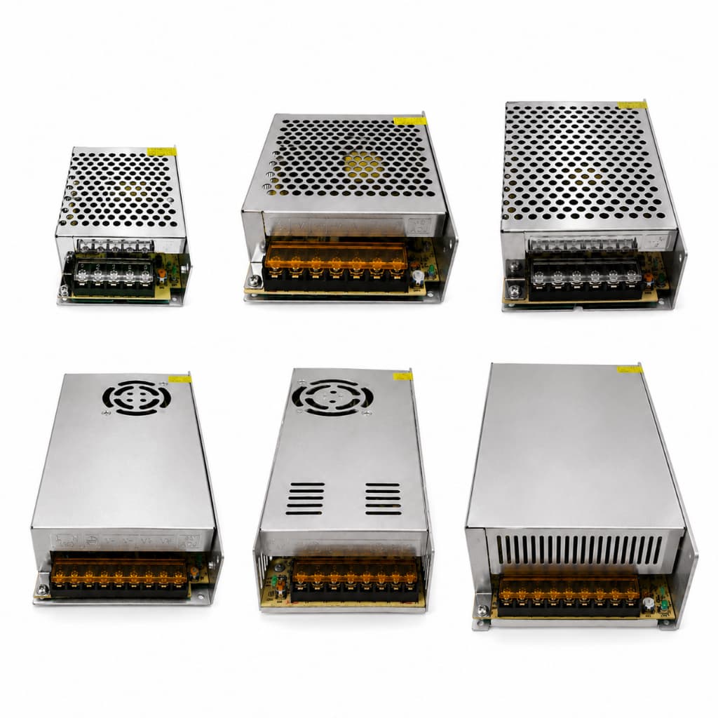 Fonte Chaveada 12v 5a 10a 20a 30a 50a Alimentação Bivolt Para Camera Fita Led Som Colmeia Som Automotivo Cftv