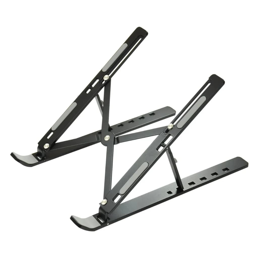 Base Suporte Ergonômico Portátil Dobrável Regulável De Alumínio Para Notebook Laptop