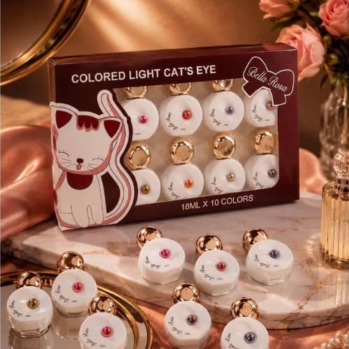 Esmalte em Gel Bella Rosa Coleção Spark 18ml Glitter UV LED Profissional