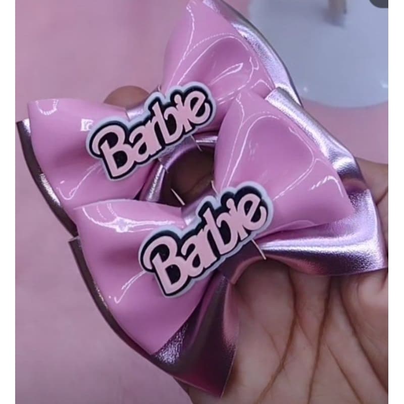 Parzinho de laços Barbie/ Bailarina.