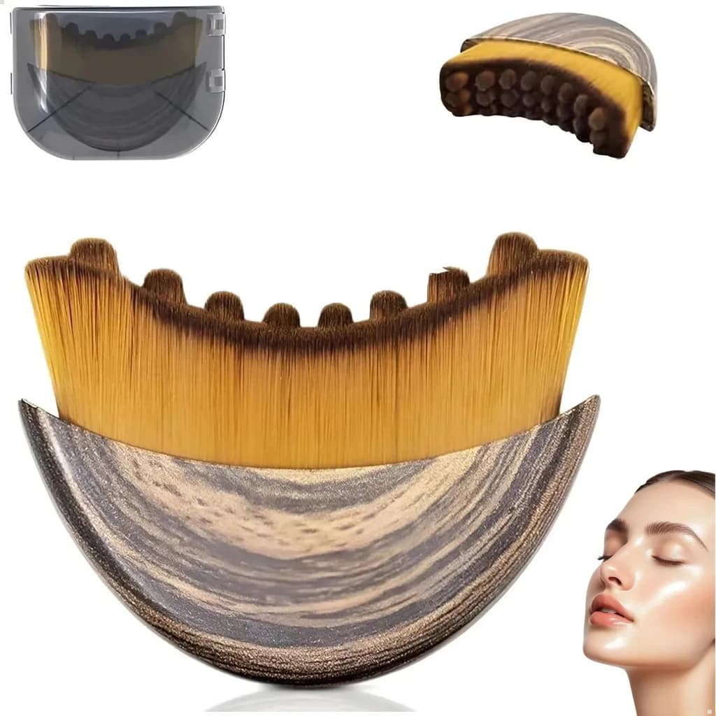 Escova De Massagem De Drenagem Linfática Ergonômica Macia Para Contorno Facial E Mandíbula escova lifting facial