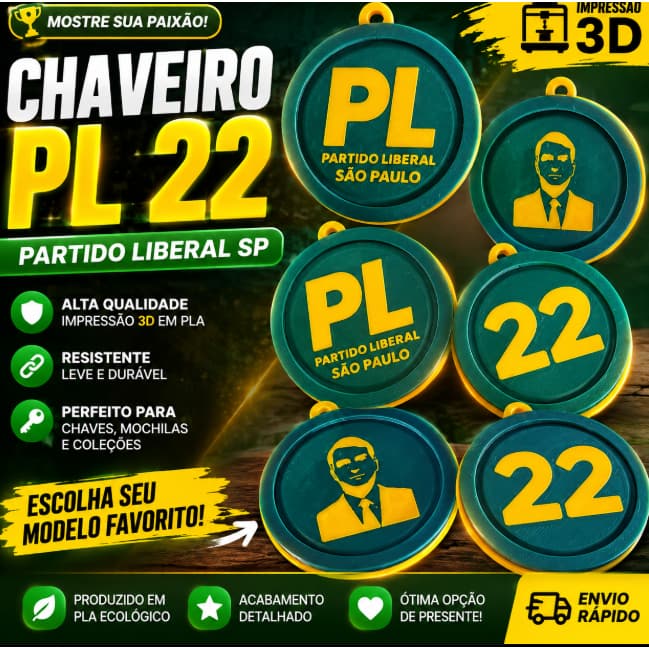 Chaveiro Giratorio PL 22