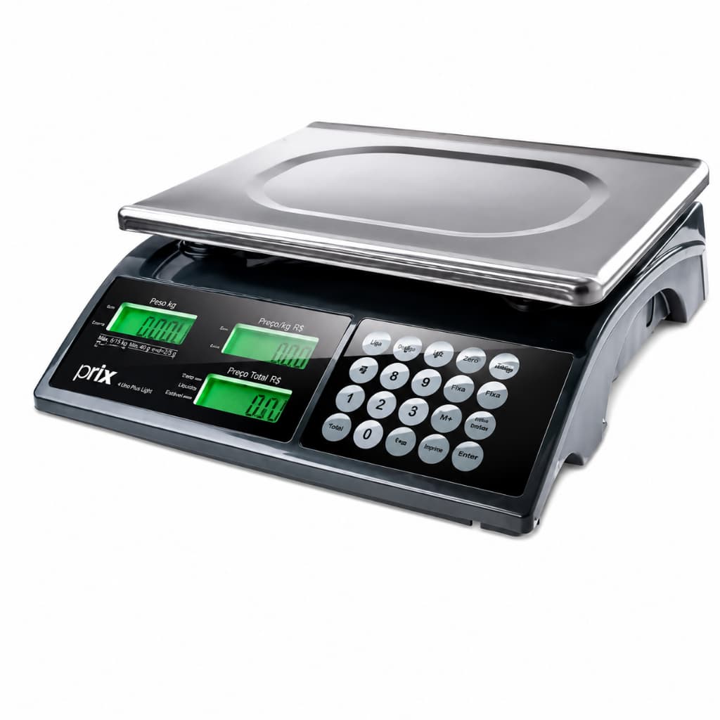 Balança Comercial Eletronica Toledo Prix 3 Fit 15kg com Bateria Recarregável 167h