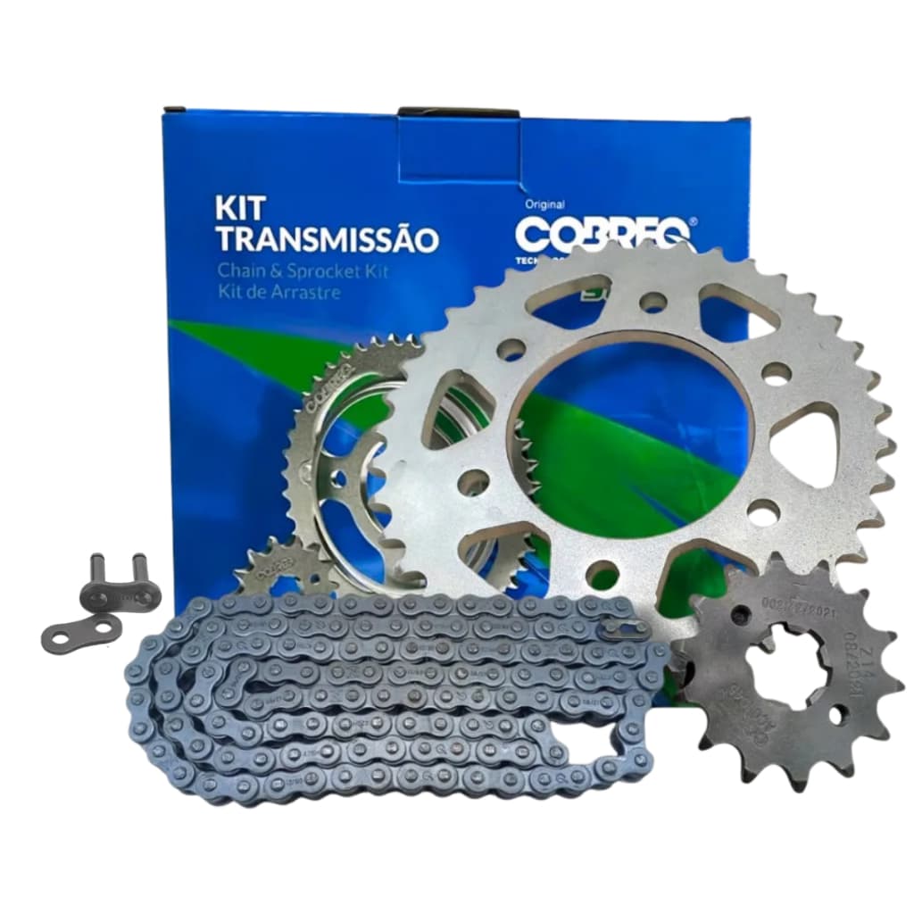 Kit Relaçao Transmissao Fazer 150 Factor 150 Todos Os Anos Cobreq Resistente