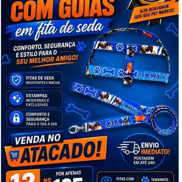 Peitoral de seda resistente com guia para cachorros pequenos ultra luxo, peitoral cachorrinho, coleirinha, kit peitoRAL