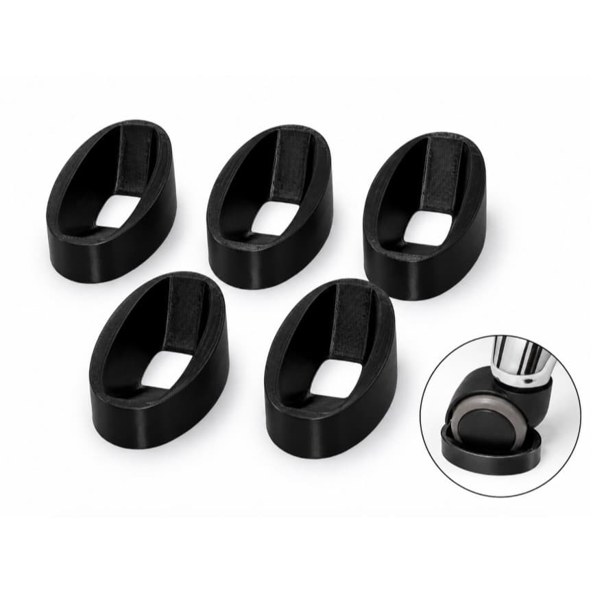 Trava Rodinha Cadeira Gamer Kit 5 Unidades Antideslizante