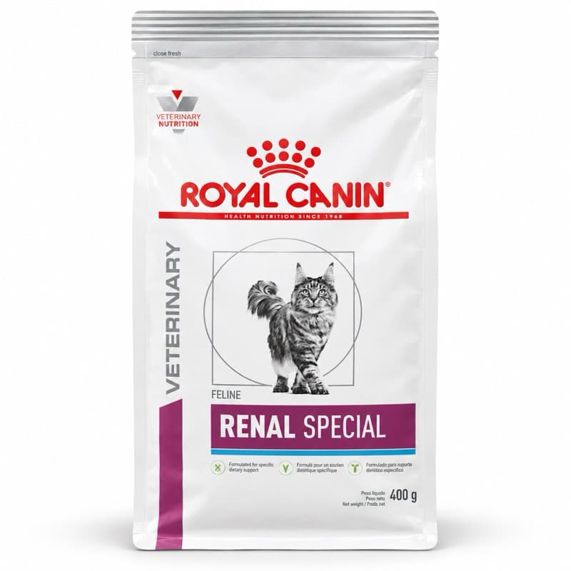 Ração Royal Canin Veterinary Renal Special para Gatos Adultos 400g