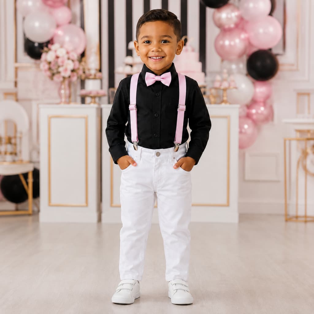 roupa infantil menino festa aniversário mundo bita calça e camisa promoção promoção