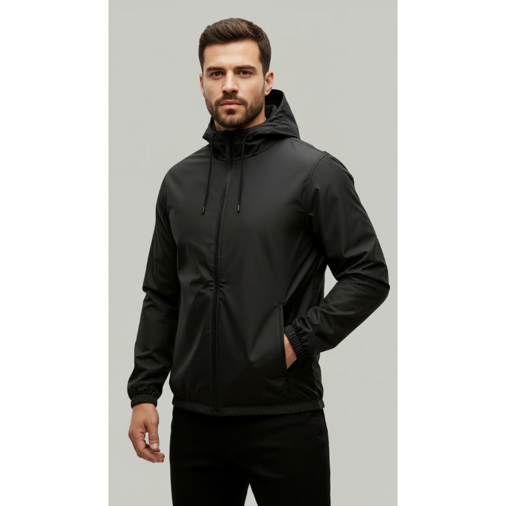 Jaqueta Corta Vento Impermeável Masculina Liso
