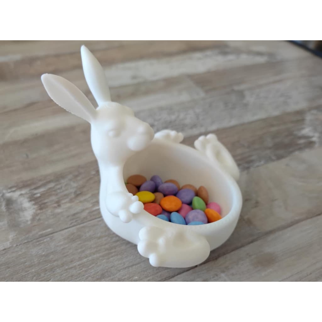 Tigela de Doces Coelhinho – Porta Guloseimas e Decoração de Páscoa