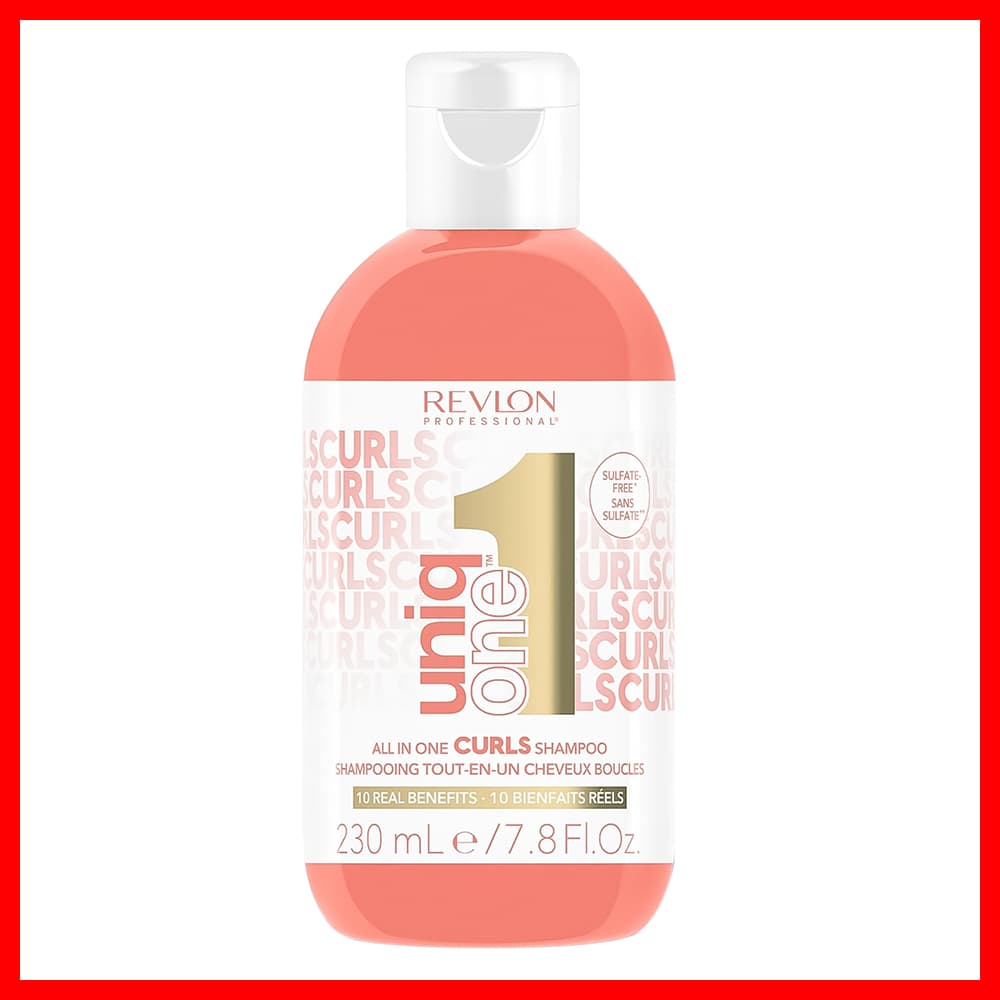 Revlon Uniq One Shampoo Curls 230ml (Cachos lindos com este shampoo que define os cachos.)
